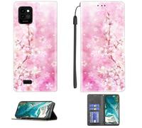 bojioderf Custodia Comaptibile per Energizer Ultimate U506S Case Custodia Cover Supporto Premium in PU [ con 9H HD Vetro Temperato] CPT5