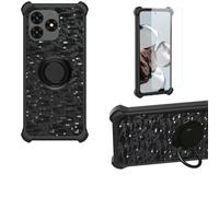 bojioderf Custodia Comaptibile per Hammer Blade Va 5G Case Custodia [ con 9H HD Vetro Temperato] Cover Supporto PC + Silicone TZZH-Hei