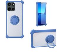 bojioderf Custodia Comaptibile per Motorola Moto Edge 2025 Case Custodia [ con 9H HD Vetro Temperato] Cover Supporto PC + Silicone CSKB-LAN