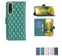 bojioderf Custodia Comaptibile per OnePlus Nord 5 Cph2707 Cph2709 Case Custodia Cover Supporto Premium in PU [ con 9H HD Vetro Temperato] XXF Green