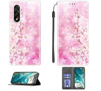 bojioderf Custodia Comaptibile per OnePlus Nord 5 Cph2707 Cph2709 Case Custodia Cover Supporto Premium in PU [ con 9H HD Vetro Temperato] CPT5
