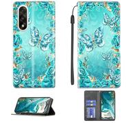 bojioderf Custodia Comaptibile per OnePlus Nord 5 Cph2707 Cph2709 Case Custodia Cover Supporto Premium in PU [ con 9H HD Vetro Temperato] CPT28