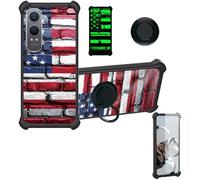 bojioderf Custodia Comaptibile per OnePlus Nord Ce4 Lite 5G Case Custodia [ con 9H HD Vetro Temperato] Cover Supporto PC + Silicone YGH-GQ