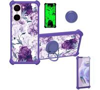 bojioderf Custodia Comaptibile per OnePlus Nord Ce5 Cph2717 Cph2719 Case Custodia [ con 9H HD Vetro Temperato] Cover Supporto PC + Silicone YGZ-ZSH