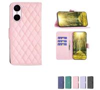 bojioderf Custodia Comaptibile per OnePlus Nord Ce5 Cph2717 Cph2719 Case Custodia Cover Supporto Premium in PU [ con 9H HD Vetro Temperato] XXF Pink