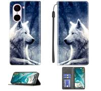 bojioderf Custodia Comaptibile per OnePlus Nord Ce5 Cph2717 Cph2719 Case Custodia Cover Supporto Premium in PU [ con 9H HD Vetro Temperato] CPT29