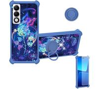 bojioderf Custodia Comaptibile per Oppo A5I PRO Cph2755 Case Custodia [ con 9H HD Vetro Temperato] Cover Supporto PC + Silicone IMDL-LMG