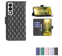 bojioderf Custodia Comaptibile per Oppo A5I PRO Cph2755 Case Custodia Cover Supporto Premium in PU [ con 9H HD Vetro Temperato] XXF Black