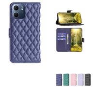 bojioderf Custodia Comaptibile per Oppo A5X 5G Pkw110 Case Custodia Cover Supporto Premium in PU [ con 9H HD Vetro Temperato] XXF Blue