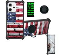 bojioderf Custodia Comaptibile per Oppo Reno14 FS 5G Case Custodia [ con 9H HD Vetro Temperato] Cover Supporto PC + Silicone YGH-GQ