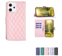 bojioderf Custodia Comaptibile per Oppo Reno14 FS 5G Case Custodia Cover Supporto Premium in PU [ con 9H HD Vetro Temperato] XXF Pink