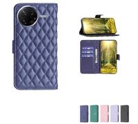 bojioderf Custodia Comaptibile per Poco F7 PRO Case Custodia Cover Supporto Premium in PU [ con 9H HD Vetro Temperato] XXF Blue