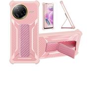 bojioderf Custodia Comaptibile per Poco F7 Ultra Cover Custodia Case Ibrida [con Protezione dello Schermo in Vetro temperato] [Supporto Magnetico Pieghevole] Rose