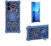bojioderf Custodia Comaptibile per Symphony Z72 Case Custodia [ con 9H HD Vetro Temperato] Cover Supporto PC + Silicone TZZH-LAN