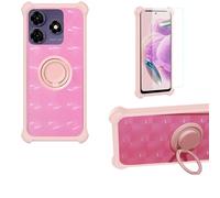 bojioderf Custodia Comaptibile per Symphony Z72 Case Custodia [ con 9H HD Vetro Temperato] Cover Supporto PC + Silicone TZZH-FEN