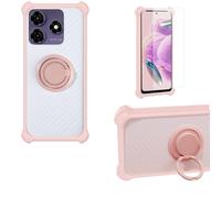 bojioderf Custodia Comaptibile per Symphony Z72 Case Custodia [ con 9H HD Vetro Temperato] Cover Supporto PC + Silicone CSKB-FEN