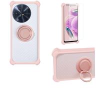 bojioderf Custodia Comaptibile per TCL 50 XL Nxtpaper 5G T704Sp Case Custodia [ con 9H HD Vetro Temperato] Cover Supporto PC + Silicone CSKB-FEN