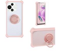 bojioderf Custodia Comaptibile per TCL 60 Se Nxtpaper 5G T521K Case Custodia [ con 9H HD Vetro Temperato] Cover Supporto PC + Silicone CSKB-FEN