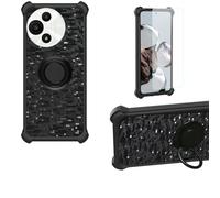 bojioderf Custodia Comaptibile per TCL 60 Se Nxtpaper 5G T521K Case Custodia [ con 9H HD Vetro Temperato] Cover Supporto PC + Silicone TZZH-Hei