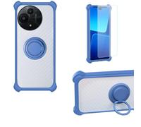 bojioderf Custodia Comaptibile per TCL 60 Se Nxtpaper 5G T521N T521D Case Custodia [ con 9H HD Vetro Temperato] Cover Supporto PC + Silicone CSKB-LAN