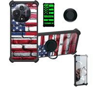 bojioderf Custodia Comaptibile per TCL 60R 60 R 5G Case Custodia [ con 9H HD Vetro Temperato] Cover Supporto PC + Silicone YGH-GQ