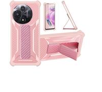 bojioderf Custodia Comaptibile per TCL 60R 60 R 5G Cover Custodia Case Ibrida [con Protezione dello Schermo in Vetro temperato] [Supporto Magnetico Pieghevole] Rose