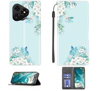 bojioderf Custodia Comaptibile per Ulefone Note 19 PRO Case Custodia Cover Supporto Premium in PU [ con 9H HD Vetro Temperato] CPT8