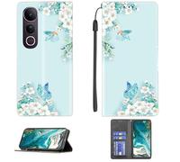 bojioderf Custodia Comaptibile per Vivo V50 Lite 5G Case Custodia Cover Supporto Premium in PU [ con 9H HD Vetro Temperato] CPT8