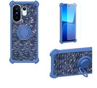 bojioderf Custodia Comaptibile per Vivo X200 Fe V2505 V2503 Case Custodia [ con 9H HD Vetro Temperato] Cover Supporto PC + Silicone TZZH-LAN
