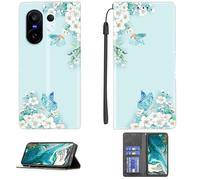 bojioderf Custodia Comaptibile per Vivo X200 Fe V2505 V2503 Case Custodia Cover Supporto Premium in PU [ con 9H HD Vetro Temperato] CPT8