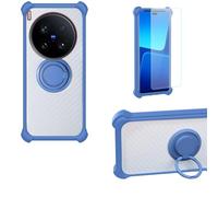bojioderf Custodia Comaptibile per Vivo X200 Ultra V2454Da V2454A Case Custodia [ con 9H HD Vetro Temperato] Cover Supporto PC + Silicone CSKB-LAN