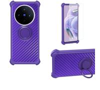 bojioderf Custodia Comaptibile per Vivo X200S V2458A Case Custodia [ con 9H HD Vetro Temperato] Cover Supporto PC + Silicone TZZH-ZI