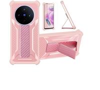 bojioderf Custodia Comaptibile per Vivo X200S V2458A Cover Custodia Case Ibrida [con Protezione dello Schermo in Vetro temperato] [Supporto Magnetico Pieghevole] Rose