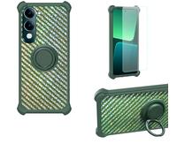 bojioderf Custodia Comaptibile per Vivo Y04E Case Custodia [ con 9H HD Vetro Temperato] Cover Supporto PC + Silicone TZZH-LV