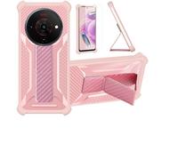 bojioderf Custodia Comaptibile per Zte Blade A76 5G Cover Custodia Case Ibrida [con Protezione dello Schermo in Vetro temperato] [Supporto Magnetico Pieghevole] Rose