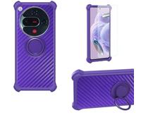 bojioderf Custodia Comaptibile per ZTE Nubia Focus 2 5G Case Custodia [ con 9H HD Vetro Temperato] Cover Supporto PC + Silicone TZZH-ZI