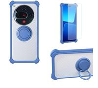 bojioderf Custodia Comaptibile per ZTE Nubia Focus 2 5G Case Custodia [ con 9H HD Vetro Temperato] Cover Supporto PC + Silicone CSKB-LAN