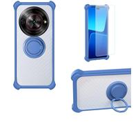 bojioderf Custodia Comaptibile per Zte Nubia Focus Z2455 Case Custodia [ con 9H HD Vetro Temperato] Cover Supporto PC + Silicone CSKB-LAN