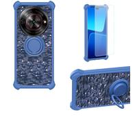 bojioderf Custodia Comaptibile per Zte Nubia Focus Z2455 Case Custodia [ con 9H HD Vetro Temperato] Cover Supporto PC + Silicone TZZH-LAN