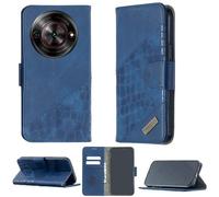 bojioderf Custodia Comaptibile per Zte Nubia Focus Z2455 Case Custodia Cover Supporto Premium in PU [ con 9H HD Vetro Temperato] BF04 Blue