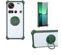 bojioderf Custodia Comaptibile per Zte Nubia Z70S Ultra Nx737J Case Custodia [ con 9H HD Vetro Temperato] Cover Supporto PC + Silicone CSKB-LV