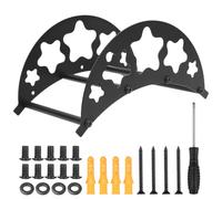 BOJIUKEJI 1 Pz Supporto per Tubo da Giardino, Porta Tubo da Giardino a Parete, Supporto da Parete per Tubos, Organizer Ganci per Tubi in Metallo, Gancio per Tubi Prolunghe Aspirapolvere Flessibili