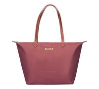 BOJLY Borsa Donna Tote Grandi Capacità Impermeabile con Zip - Pieghevole e Leggera per Lavoro, Ufficio, Spesa, Scuola e Viaggio - Moda Semplice e Pratica (Rosso Scuro)