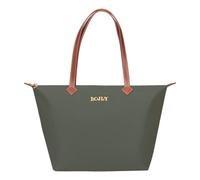 BOJLY Borsa Donna Tote Grandi Capacità Impermeabile con Zip - Pieghevole e Leggera per Lavoro, Ufficio, Spesa, Scuola e Viaggio - Moda Semplice e Pratica (Verde Bosco)