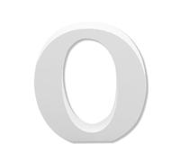 Bojueshaw Lettere dell'alfabeto in legno bianco, 10,2 cm, da dipingere, fai da te, decorazioni per la casa, matrimoni e feste (lettera O)