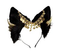 Bokcztml Fasce per capelli con orecchie di animali in peluche accessori per lo styling dei capelli per giochi di ruolo e occasioni speciali Dressingup accessorio donna Cosplay peluche fasce