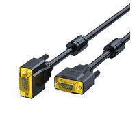 Bokcztml Il cavo dei connettori VGA ad alte prestazioni incorpora nelle protezioni EMI assicura segnali stabili per sistemi home theater Cavo di prolunga VGA ad alta definizione
