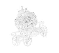 Bokcztml Metallics Carrozze di Cenerentola Figurine intricati dettagli e decorazioni in cristallo per la casa esposizione artistica leghe decorazione per spazio multiplo