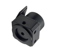 Bokcztml Pompaggio dell'acqua Dissipazione del calore Copertura trasparente di pompaggio Installazione di copertura a basso rumore per il raffreddamento ad acqua liquida del computer Alluminio