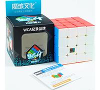 Bokefenuo Moyu Meilong Speed Cube 4x4 Stickerless Meilong Puzzle 4x4 Toys for Kids Magic Cube